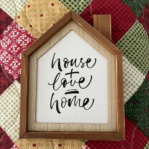 Sonoma Wall Decor Nwt Cute Little House Sign Poshmark